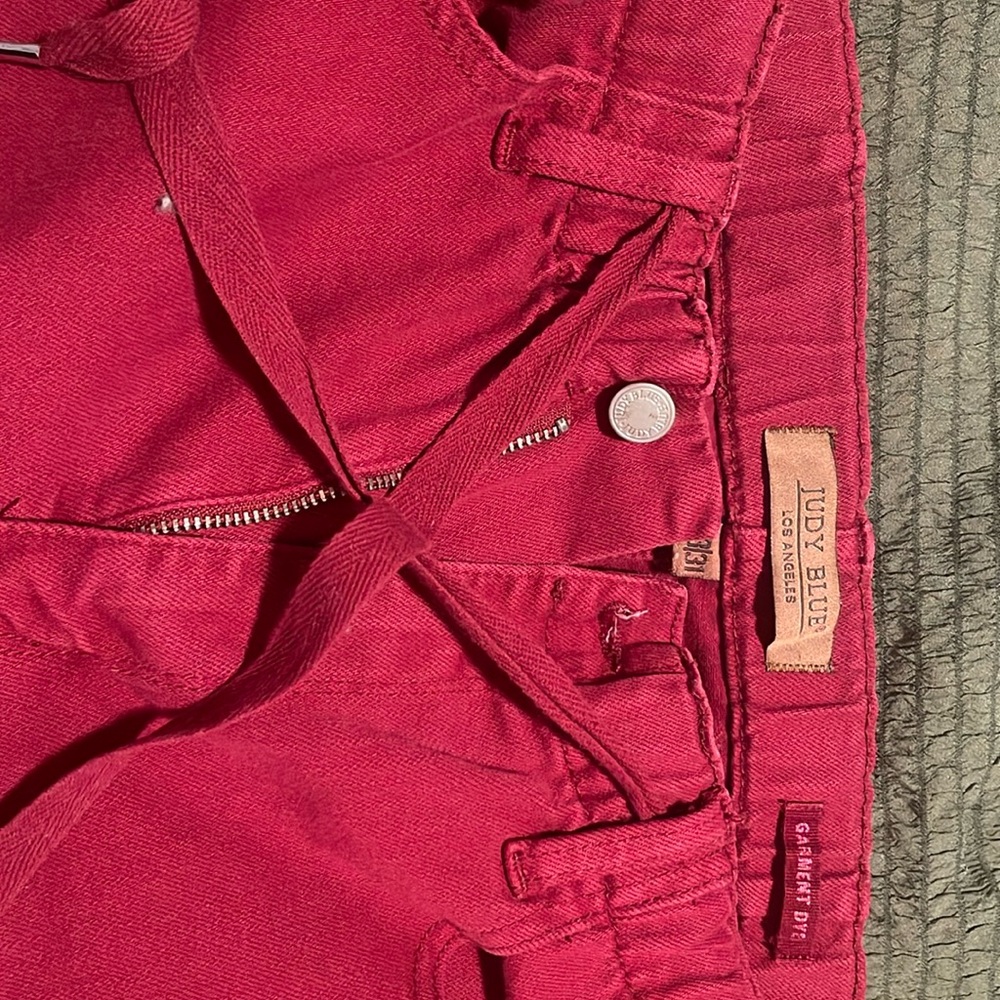 Judy blue red jeans